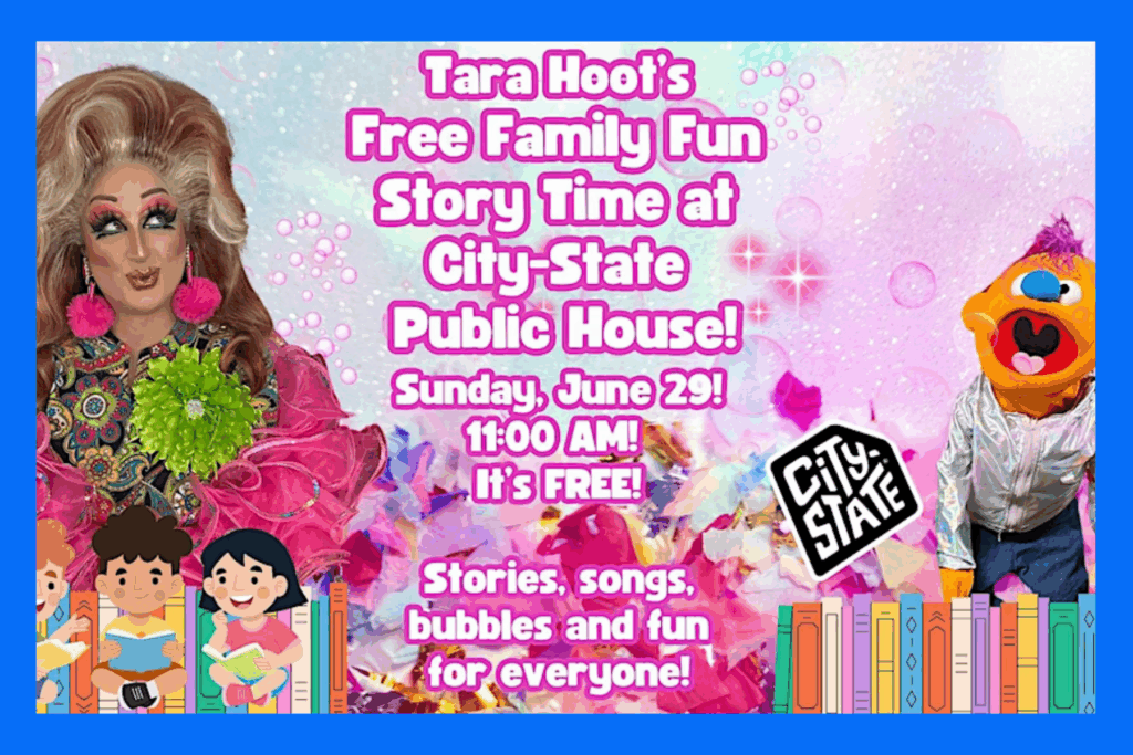 Tara Hoot's Free Family Fun Story Time at City-State Public House in NE