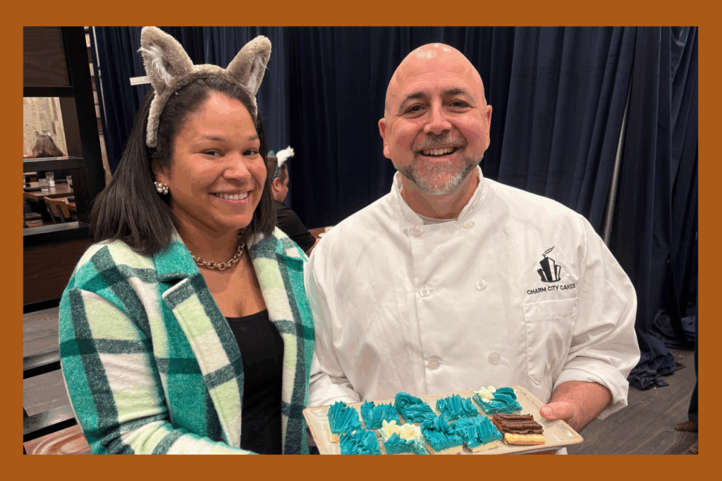 Sarah with Celebrity Chef Duff Goldman