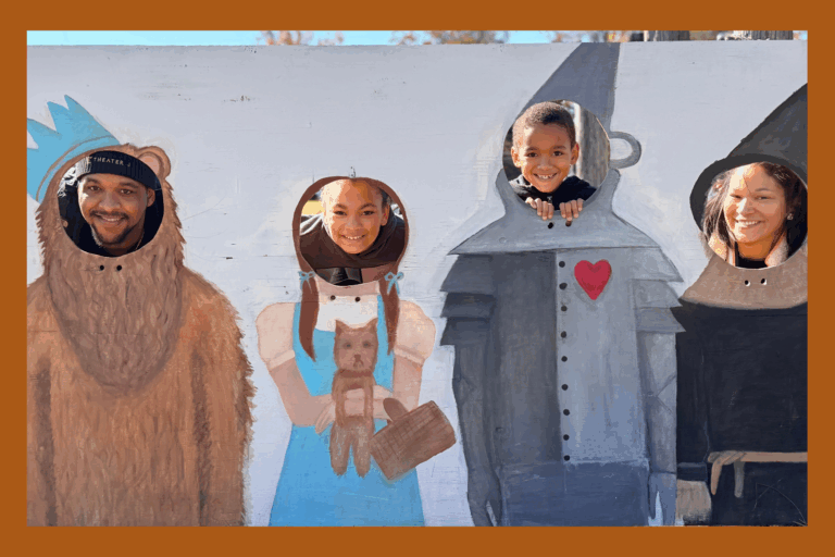 The Acors as characters from the wizard of oz