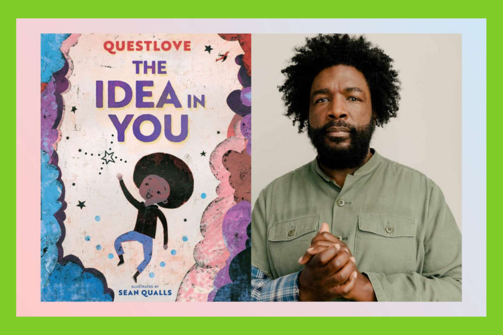 The Idea in You by Quest Love with a photo of the author