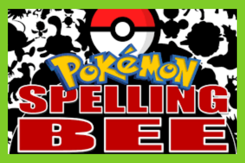 Pokemon spelling bee logo