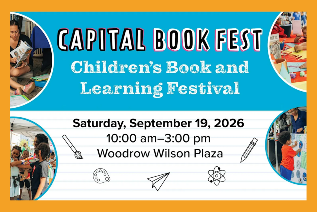 Capital Book Festival presents Children's Book and Learning Festival flyer.
