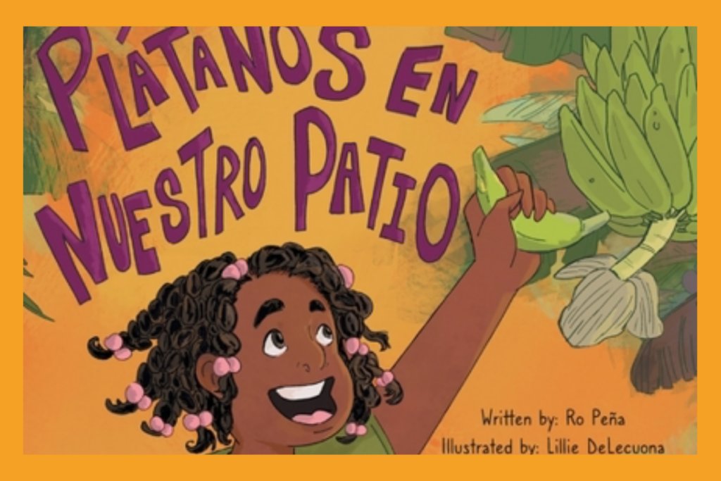 Plátanos en nuestro patio book cover.