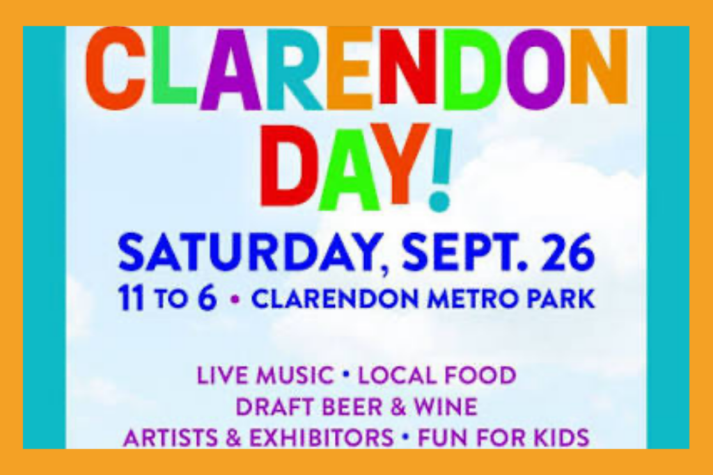 Clarendon Day flyer.