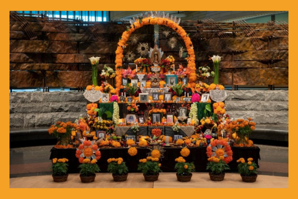 Día de los Muertos (Day of the Dead) altar.