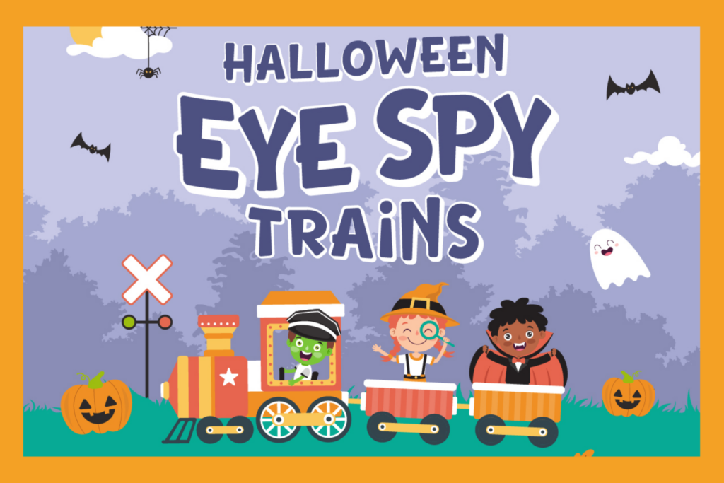 Halloween Eye Spy Trains hosted by Montgomery Parks.