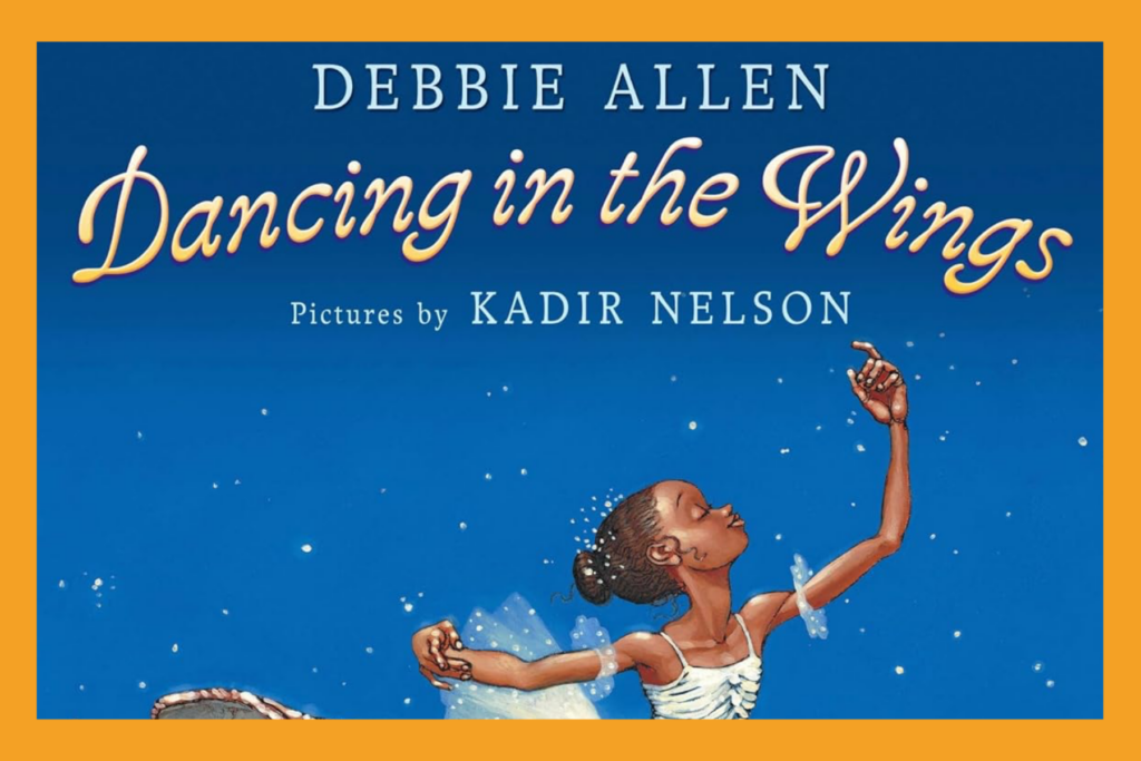 Dancing in the Wings by Debbie Allen book cover.