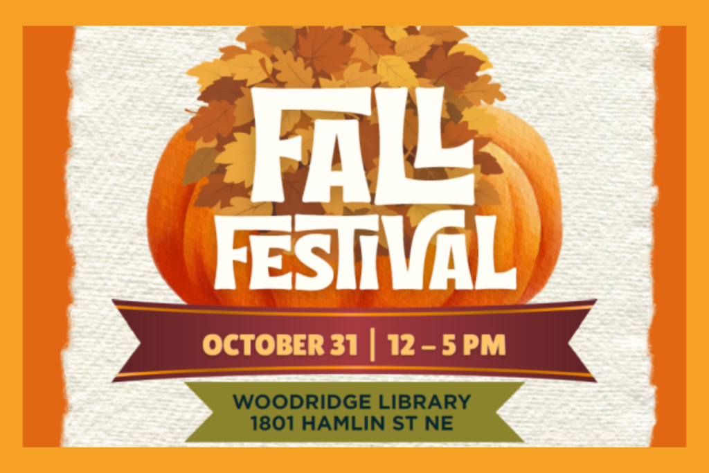 Fall Festival on Saturday October 30.
